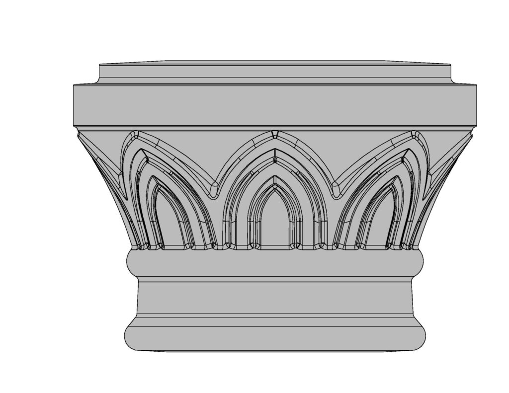 6″ Corinthian Post Capital